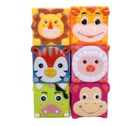 Qcwwy Implica la Forma del Juguete de Construcción de Animales Caseros con Delicioso Sonido, un Material Seguro para Niños y Niños, Hecho para Caminatas Familiares