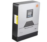 Qcwwy Inversor Solar de 5KW Onda Sinusoidal Pura DC48V a AC220V 50Hz MPPT 80A Cargador Todo en para de Energía de Cabina Doméstica Fuera de la Red 9 Unidades Paralelas