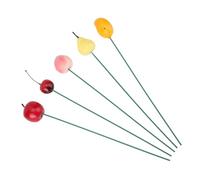 Qcwwy Juego de 5 Marcadores de Plantas de Plástico de Espuma de Hierro para Decoración de Estacas de Jardín, Estacas de Césped Multifuncionales para Soporte de Plantas, Marcado de Caminos y Macetas,