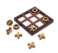 Qcwwy Juego de Mesa de Madera Interactiva XO, Juguetes de Rompecabezas Clásicos para Pino, Juego Familiar para y Fiesta, 1 Pieza