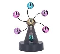 Qcwwy Juguete de Escritorio de Movimiento Perpetuo con Esfera Giratoria Magnética, Noria de Plástico Fácil de Montar para Uso Educativo y de Exhibición, Alivio del Estrés Ideal para Profesionales de