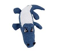 Qcwwy Juguete de Peluche para Perros de Simulación, Juguete de Peluche de, Forma de Simulación Interactiva, para Masticar para Mascotas, para Perros Pequeños y Medianos, Abrazando, Masticando, (Blue)