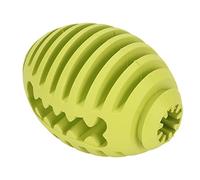 Qcwwy Juguete de Rugby para Mascotas, Balón de Goma para Masticar Perros, Juguete Interactivo para Perros de Razas Grandes, Suave y Flexible, para Jugar Al Aire Libre y Crear Vínculos