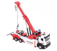 Qcwwy Juguete Multifuncional del Vehículo de la Grúa Pesada de la Ingeniería con el Brazo Giratorio de 360 Grados de la Luz del Sonido