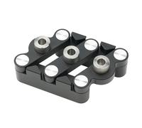 Qcwwy Kit de Dowel -jig de Aluminio y Aluminio con 3 Ejercicios para la Producción de Estructuras de Troncos y Tapas