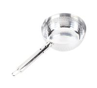Qcwwy Kit de Engranajes para Cacerola Japonesa para Nieve, Cacerola Japonesa de Calentamiento Rápido, Utensilios de Cocina para Bebidas con Leche, Agarre con una Sola Mano, Largo, Olla de Metal de
