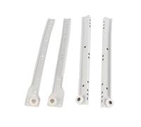 Qcwwy Kit de Guías para Cajones Riel de Riel para Gabinete de Acero Laminado en Frío para Diapositivas Suaves Amplia Aplicación para Instalación de Cajones de Muebles Hardware para el Hogar