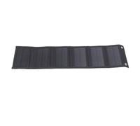 Qcwwy Kit de Panel Solar Plegable con Evidencia Portátil Factura Efectivamente Dispositivos para los Amantes del Senderismo en Tela/Oxford Negro Acampando