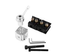 Qcwwy Kit de Soporte de Mini Torno de Aleación de Aluminio, Poste de Herramienta de Rápido, Diseño Eficiente, Uso Versátil para Mini Tornos