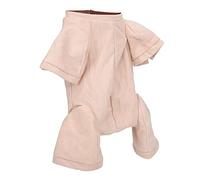 Qcwwy Kit de Tela para Muñeca Recién Nacida, Bricolaje, con Brazos y Piernas de 3/4, Accesorio de Tela para el Cuerpo para la Interacción entre e Hijos, Tamaños Personalizables (paño)