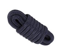 Qcwwy Línea de Muelle para Barcos, Cuerda de Nailon Duradera para Amarre con Ojales Cosidos a Mano, 15 Pies para un Acoplamiento Seguro de Yates y Resistencia a la Intemperie (Blue)