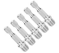 Qcwwy M10 PRUEBA DE PRUEBA DE Adaptador DE Biela Duración DE Conversión DE Hierro para Taladros Eléctricos, Biela DE 5 Piezas para Cortar Discos, Cuchillas DE Sierra, Reemplazo DE la Antigua