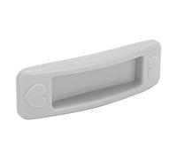Qcwwy Manija de Puerta Corredera sin Taladro, Perilla Adhesiva de Plástico para Ventana de Cajón de Gabinete con Cinta Fuerte, Fácil Instalación, 4,3x1,3 Pulgadas, Gris