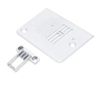 Qcwwy Máquina de Costura de Aguja de Acero Inoxidable Placa de Aguja Diseño de Acero Inoxidable Costa de Precisión Fácil Mantenimiento para la Costura del Hogar Compatible con Cantante 1408 Máquinas