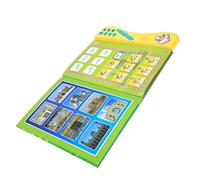 Qcwwy Máquina de Lectura árabe para Niños, Juguete Electrónico Educativo para Niños, Mejora Las Habilidades Lingüísticas, Dispositivo de Aprendizaje Portátil para en Edad Preescolar, Juguetes (666A)