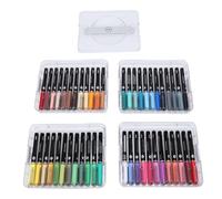 Qcwwy Marcadores de Pintura Acrílica de 48 Colores, Bolígrafo de Pintura con Pigmentos de Acuarela, Suministros de Arte para Artistas Principiantes, Rupestre, Cerámica, Vidrio,