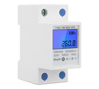 Qcwwy Medidor DE Energía DIGITAL Medidor DE Energía DIGITAL 5-80A DDM15SD LCD PANTALLA DE VELVACIÓN SINE FASE KWH Voltaje DE Electricidad Factores DE DE Corriente