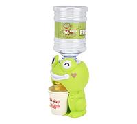 Qcwwy Mini Dispensador de Agua Portable Lindo Niños Juguete para Hábitos Diarios para Beber para Niños Cocina para el Hogar (Estilo de Rana Verde)