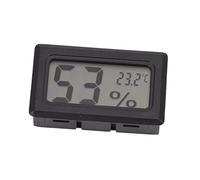 Qcwwy Mini Termómetro Higrómetro, Monitor Digital de Medidor de Humedad Interior con Sensor de Temperatura, Termómetro Electrónico Integrado para Caja de Almacenamiento de Cigarros