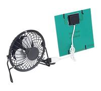 Qcwwy Mini Ventilador Portátil USB con Panel Solar, Polisilicio de 3W y 6V con Soporte Ajustable para Viajes Al Aire Libre, Pesca, Picnic