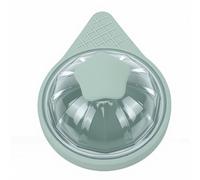Qcwwy Molde para Bolas de Hielo, Máquina para Hacer Hielo Redonda Reutilizable con Cubierta Transparente, Sellado Simple de Desmolde, Bandejas de Silicona de Grado Alimenticio, Aptas (GREEN)