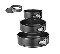 Qcwwy Molde para Hornear de Metal 3 Pcs Bandeja de Queso sin Pegajos
