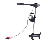 Qcwwy Motor de Tabla de Surf Eléctrica de Empuje de 30 Libras con Telescópico Motor Cepillado 1800 RPM 5 Velocidades de Avance y 3 de Retroceso para Kayaks y Embarcaciones Pequeñas Serie de Yates