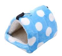 Qcwwy Nido para Hámster, Cama Colgante Suave, Mantiene el Calor para Mascotas Pequeñas, Hamaca No Tóxica para un Uso Cómodo, Ideal para Jaula de Hámster, 1 Nido para Mascotas Pequeñas