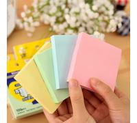 Qcwwy Notas Adhesivas, Tamaño Mediano, Colores Brillantes, 7,6 X 7,6 Cm, Portátiles, Amplia Aplicación, para Colegas y Estudiantes (M)