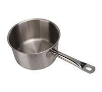Qcwwy Olla de Acero Inoxidable Olla de Acero Inoxidable Cacerola de Enfriamiento Universal Cacerola de un para Estufa Eléctrica de Gas de Inducción Sopa Estofado Herramientas de Cocina