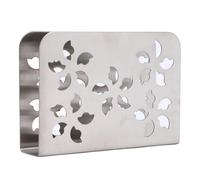 Qcwwy Organizador de Almacenamiento de Servilletas, Servilletero de Acero Inoxidable, Dispensador de Servilletas Vertical, Organizador de Almacenamiento para Oficinas en el Hogar, Restaurantes,