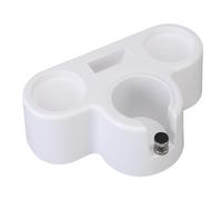 Qcwwy Organizador de la Estación de Tampas de café, Altura Ajustable de Altura Universal Distribuidor de café Soporte para la Pantalla de la Pantalla de la Pantalla del Disco de la (WHITE)