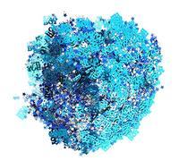 Qcwwy Otros Coleccionables Confeti Confeti de PVC 100 G Decoraciones de Fiesta Impermeables Brillantes para Baby Shower Bautismo Cumpleaños Boda Decoración de Fiesta de Navidad de Bautismo Lámina