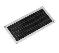 Qcwwy Panel Solar Flexible de 20W y 18V, Ligero, Portátil, Flexible para Uso en Interiores y Exteriores, Interruptores de Carga para Teléfono Móvil, Coche