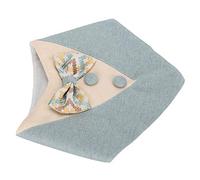 Qcwwy Pañuelo Ajustable para Gato con Corbata de Mariposa para Baberos de Saliva para Mascotas, Toalla de Baba a Prueba de Suciedad, Paño Lavable de 30 a 40 Cm para Gatos (L)