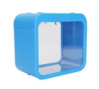 Qcwwy Peceras Accesorios para Peceras Tanque Betta con Luz Que Cambia Automáticamente de Color y Orificio de Alimentación para Decoración de Escritorio de Oficina en el Hogar Mini Pecera Luz LED