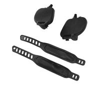 Qcwwy Pedales de Bicicleta Estática, Clips Ajustables para los Dedos, Piezas Ergonómicas para Bicicleta de Fitness, para Ciclismo Estacionario y de Interior (Rosca de 1/2 pulg.)