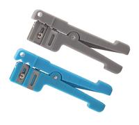 Qcwwy Pelacables Profesional de Fibra óptica, Herramienta Cortadora de Pelado de Chaqueta de Cable Coaxial, Pelacables (45-162+45-163)