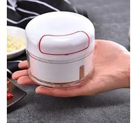Qcwwy Pelador de Ajos Prensa de Ajos con Hoja de Acero Inoxidable y Cuerda para Tirar para Cocina Cocinar Picnic Al Aire Libre Condimentos Prensa de Picadora de Trituradora de Cocina