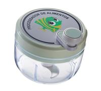 Qcwwy Pelador de Ajos Prensa de Ajos Licuadora Trituradora de Multifuncional para Pasta de Jengibre Salsa de Chile Pesto Fácil de Limpiar con Cuchillas de Acero Inoxidable Picadora Manual de Ajo