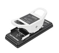 Qcwwy Perforadora con Ranura para Tarjeta de Identificación, 2 en 1, Acero de Aleación R5, Redondeadora de Esquina Redonda, Perforadora de 0,3x1,3 Cm, Funcionamiento Manual, Compacta