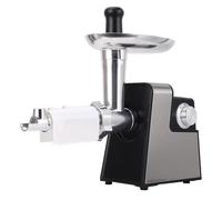 Qcwwy Picadora de Carne Eléctrica, 2800 W, 10 en 1, Picadora de Carne Eléctrica Multifuncional y Resistente, Embutidora de Salchichas, Picadora de Verduras con 3 Placas de (Enchufe europeo 220V)