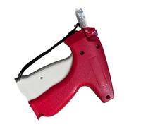 Qcwwy Pistolas para Colocar Etiquetas para Reparaciones de Emergencia y Reemplazo de Botones, Accesorios para Máquinas de Coser (rojo)