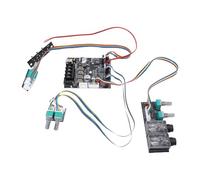 Qcwwy Placa Amplificadora de Potencia Bluetooth de 50 W, Mini de Audio DIY de 2,0 Canales con Control de Graves Agudos para Uso Doméstico y Exterior