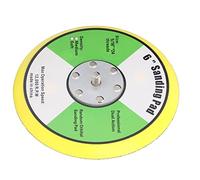 Qcwwy Placas de Respaldo de Gancho y Bucle, Almohadilla de Respaldo de PU para Pulidora de Lijadora Neumática, con Cojín Trasero Estándar Universal para Lijar, Pulir, Pulir, (6")