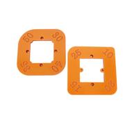 Qcwwy Plantilla de Redacción de Madera -CC para Mediciones Precisas para los Entusiastas R10 R20 R20 R25 R30 R35 R40 R50 Herramientas de Esquina Técnicas de Vida Larga para Mediciones Exactas para