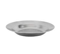Qcwwy Plato Redondo de Acero Inoxidable, Plato Hondo Multifunción Estable y Confiable, Fácil de Limpiar para Uso en Restaurantes Domésticos (S 65x19x5cm)