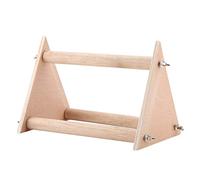 Qcwwy Playground Mini Playstand de Play -Assembly Soporte de Madera de Montaña de Madera 20 * 15 * 15 Cm para Amantes de los Pájaros