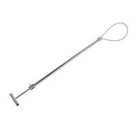 Qcwwy Poste Receptor, Soporte para Cerdos de Acero Inoxidable con Cuerda de Alambre de 4 Mm de Longitud Ajustable, para Diagnóstico de Tratamiento de Restricción de Equipos de Granja