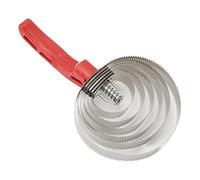 Qcwwy Premium Hecho de Acero Inoxidable Curry Curry Com Anti -alimentos para Caballos y Mascotas Pequeñas para Gatos y Ovejas